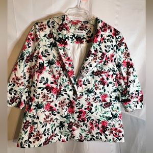 Calvin Klein Women’s Blazer. Size 14W. 3/4 Sleeve.